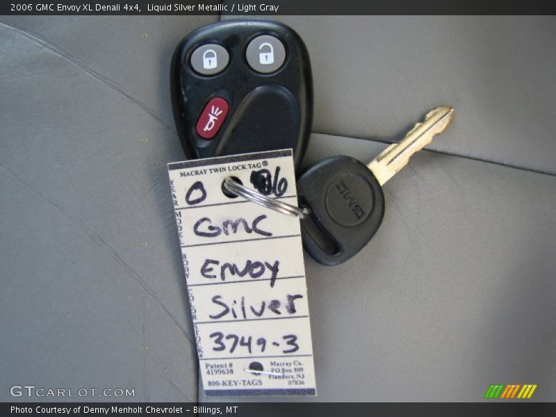 Liquid Silver Metallic / Light Gray 2006 GMC Envoy XL Denali 4x4