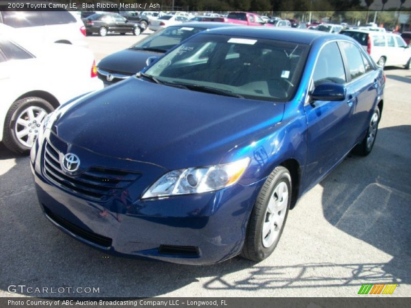 Blue Ribbon Metallic / Ash 2009 Toyota Camry LE