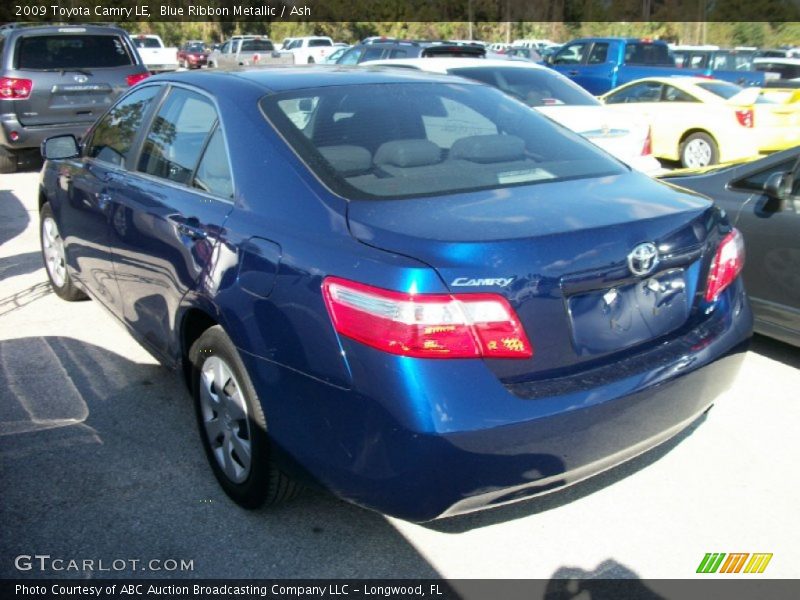 Blue Ribbon Metallic / Ash 2009 Toyota Camry LE
