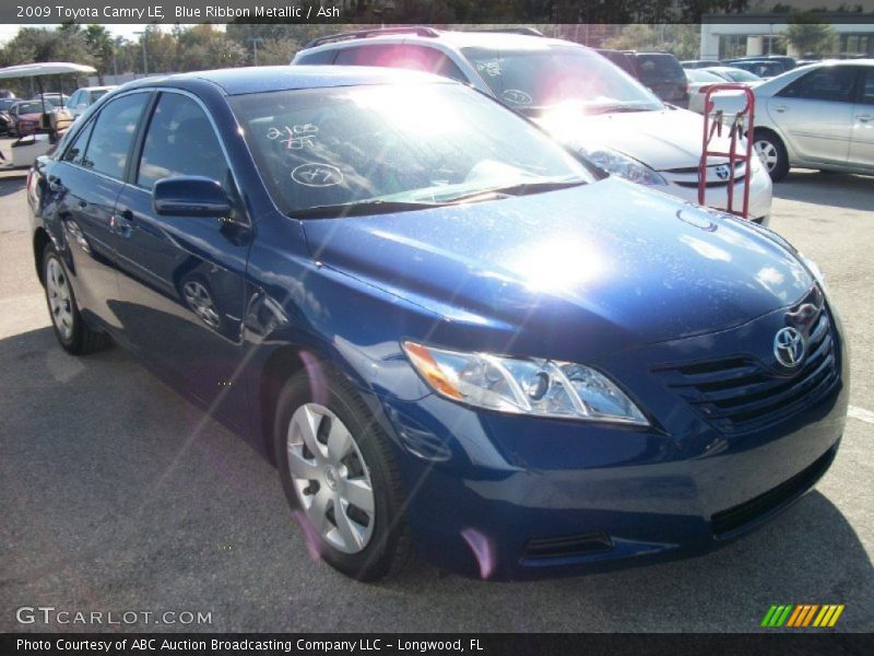 Blue Ribbon Metallic / Ash 2009 Toyota Camry LE