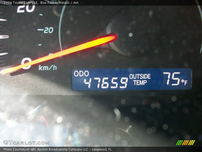 Blue Ribbon Metallic / Ash 2009 Toyota Camry LE