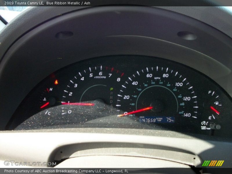 Blue Ribbon Metallic / Ash 2009 Toyota Camry LE