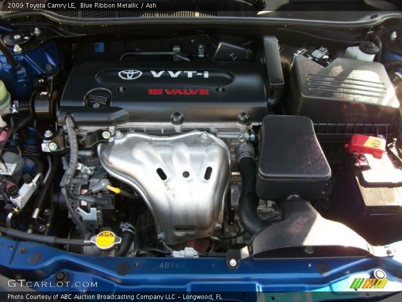 Blue Ribbon Metallic / Ash 2009 Toyota Camry LE