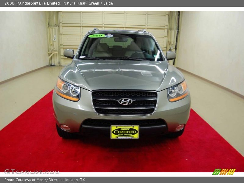 Natural Khaki Green / Beige 2008 Hyundai Santa Fe Limited