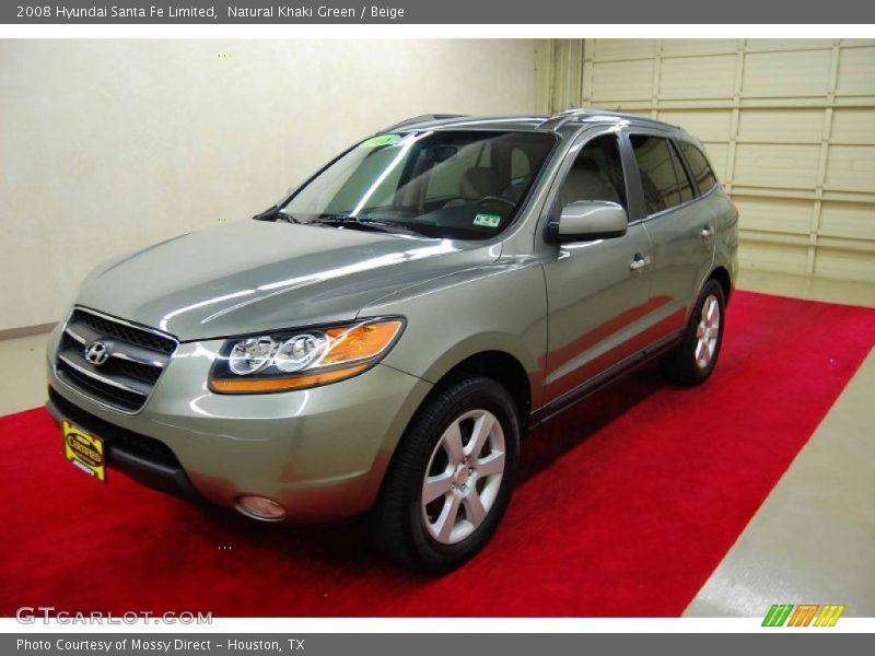 Natural Khaki Green / Beige 2008 Hyundai Santa Fe Limited