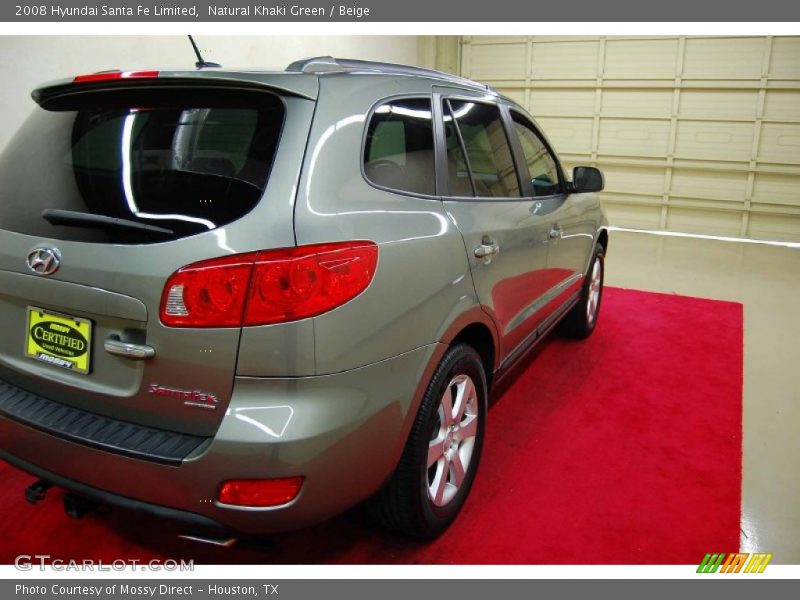 Natural Khaki Green / Beige 2008 Hyundai Santa Fe Limited