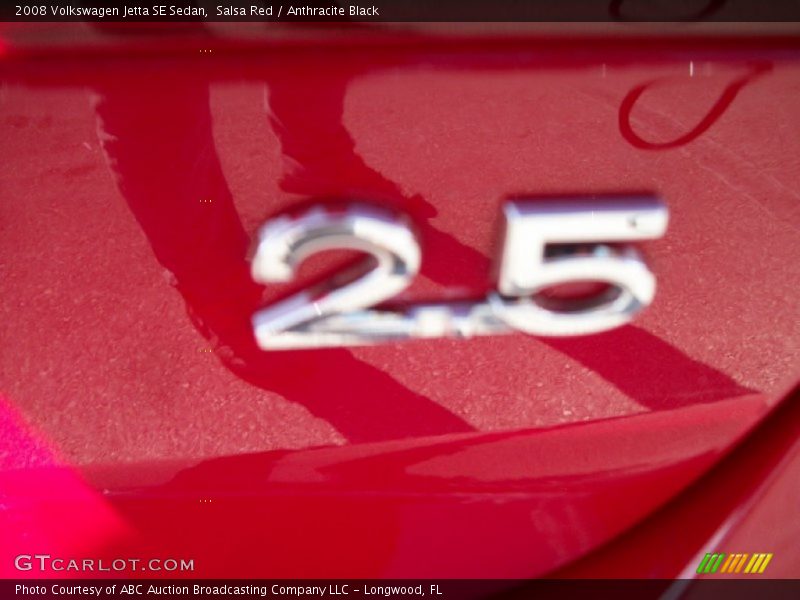 Salsa Red / Anthracite Black 2008 Volkswagen Jetta SE Sedan