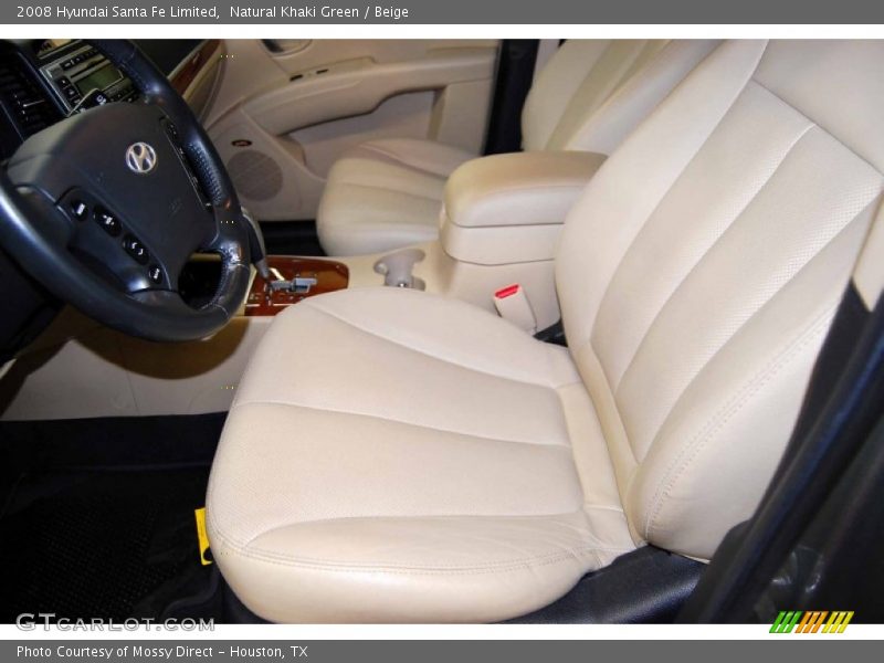 Natural Khaki Green / Beige 2008 Hyundai Santa Fe Limited