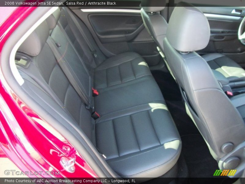 Salsa Red / Anthracite Black 2008 Volkswagen Jetta SE Sedan