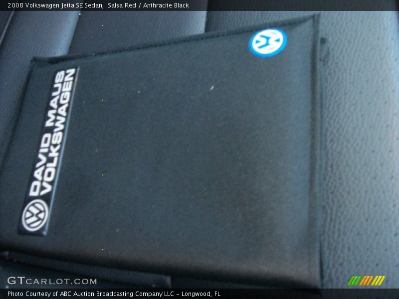 Salsa Red / Anthracite Black 2008 Volkswagen Jetta SE Sedan