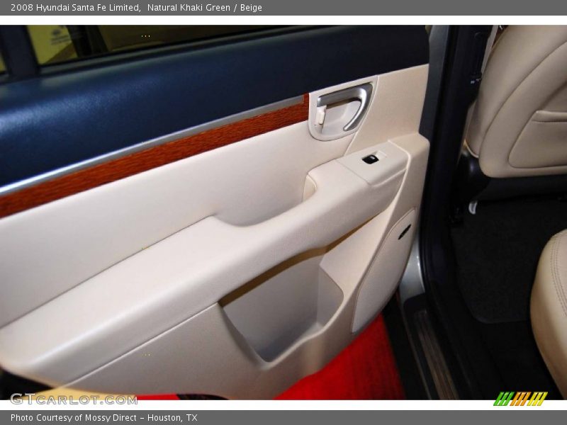 Natural Khaki Green / Beige 2008 Hyundai Santa Fe Limited