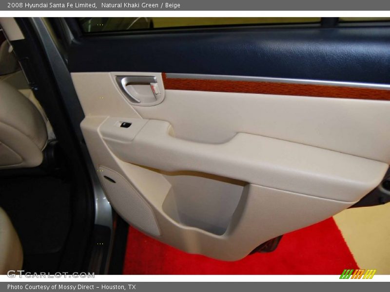 Natural Khaki Green / Beige 2008 Hyundai Santa Fe Limited