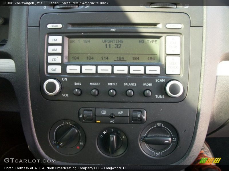 Salsa Red / Anthracite Black 2008 Volkswagen Jetta SE Sedan