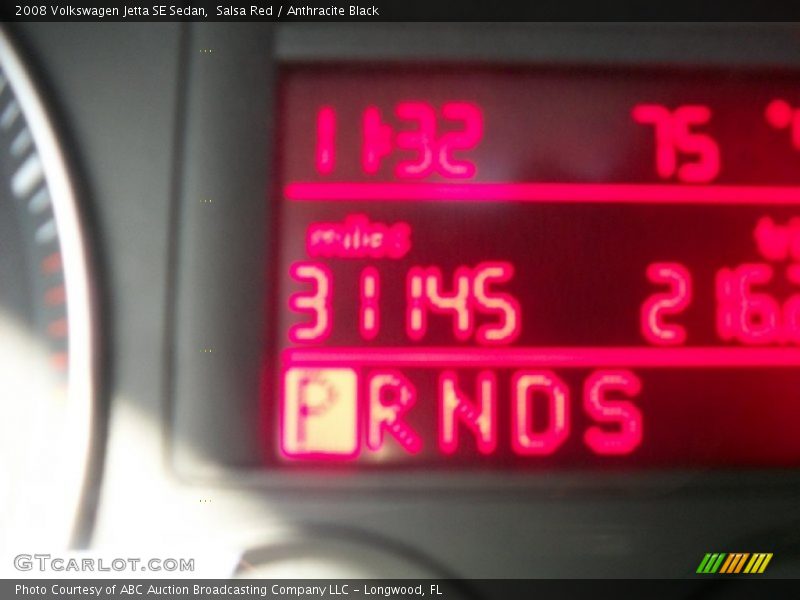 Salsa Red / Anthracite Black 2008 Volkswagen Jetta SE Sedan