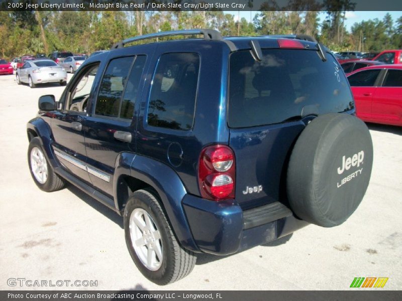 Midnight Blue Pearl / Dark Slate Gray/Light Slate Gray 2005 Jeep Liberty Limited