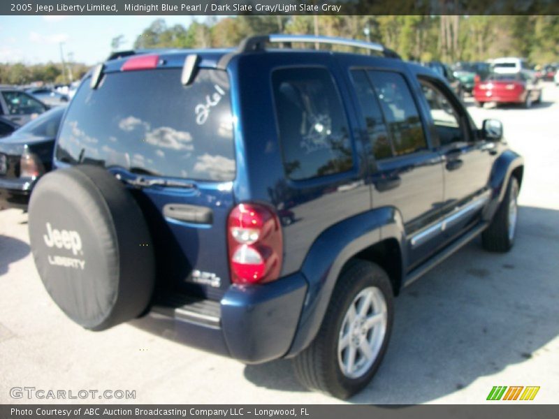 Midnight Blue Pearl / Dark Slate Gray/Light Slate Gray 2005 Jeep Liberty Limited