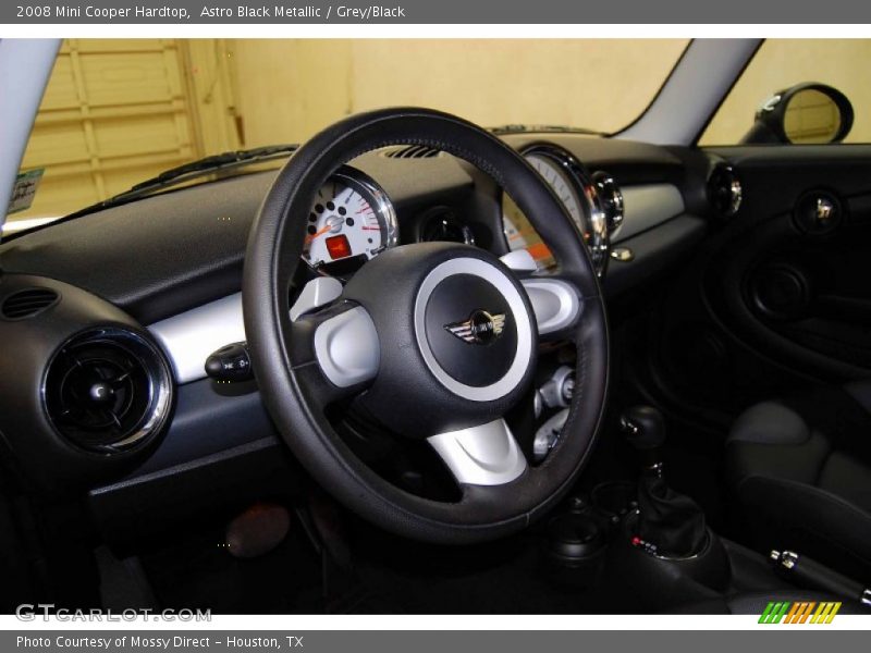 Astro Black Metallic / Grey/Black 2008 Mini Cooper Hardtop