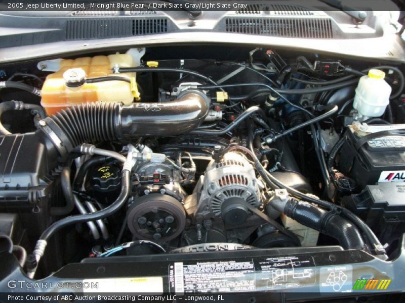 Midnight Blue Pearl / Dark Slate Gray/Light Slate Gray 2005 Jeep Liberty Limited