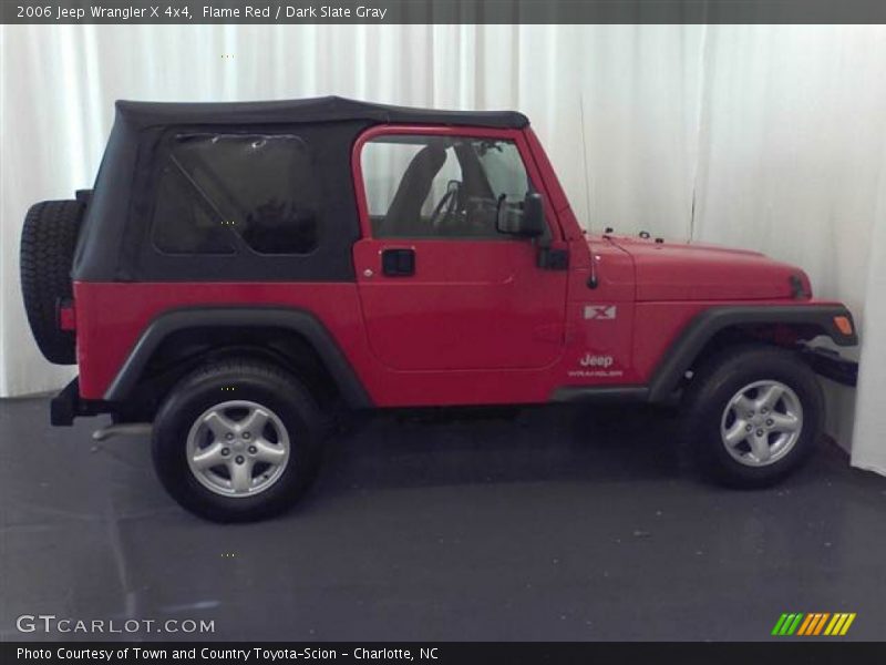Flame Red / Dark Slate Gray 2006 Jeep Wrangler X 4x4