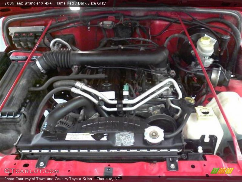Flame Red / Dark Slate Gray 2006 Jeep Wrangler X 4x4