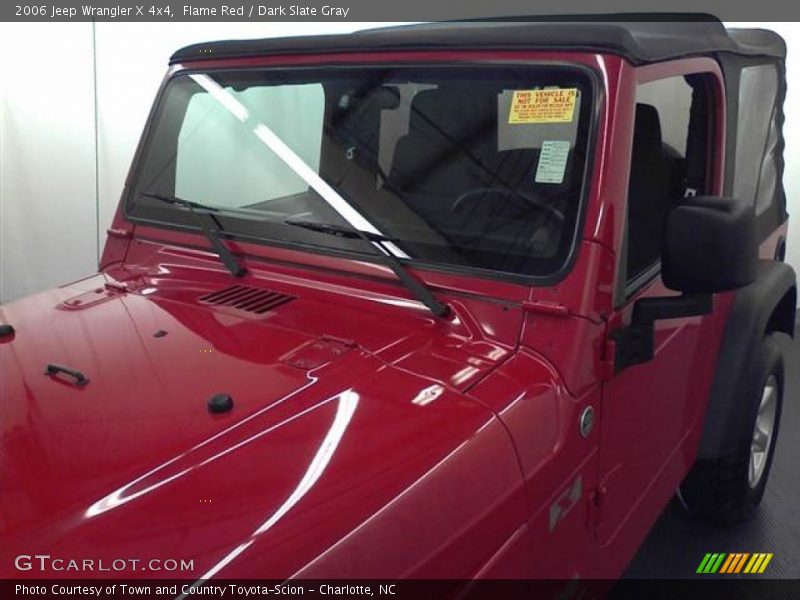 Flame Red / Dark Slate Gray 2006 Jeep Wrangler X 4x4