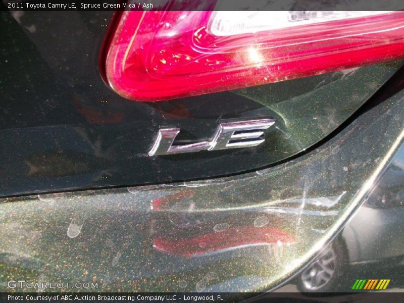 Spruce Green Mica / Ash 2011 Toyota Camry LE