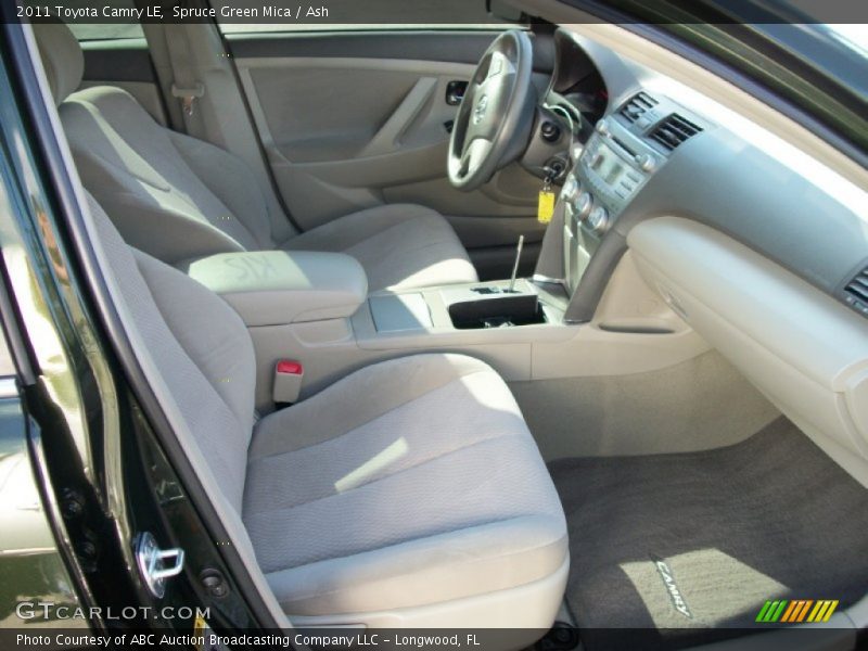 Spruce Green Mica / Ash 2011 Toyota Camry LE