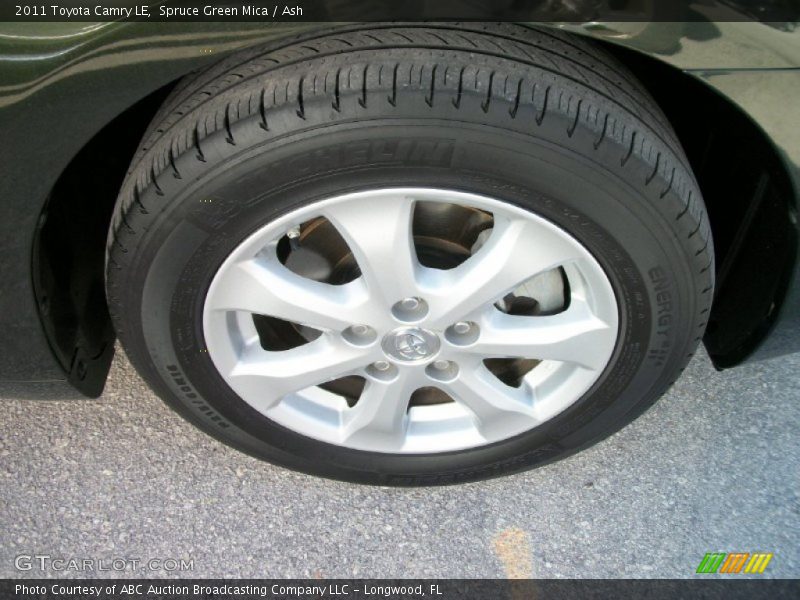 Spruce Green Mica / Ash 2011 Toyota Camry LE