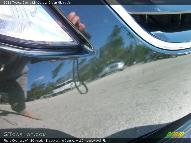 Spruce Green Mica / Ash 2011 Toyota Camry LE