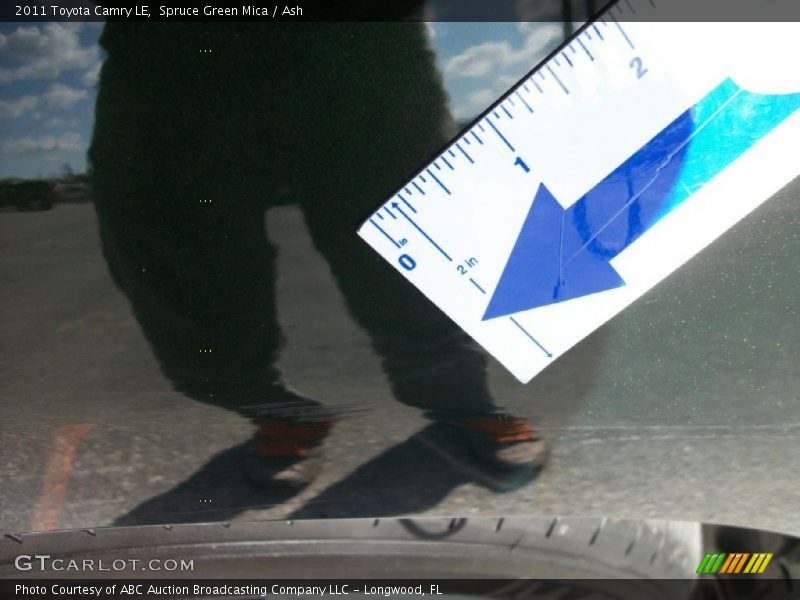 Spruce Green Mica / Ash 2011 Toyota Camry LE