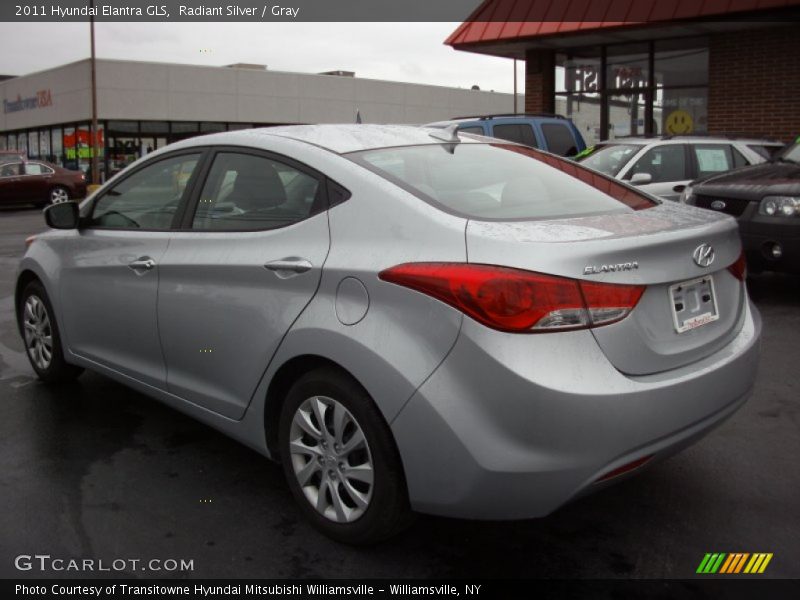 Radiant Silver / Gray 2011 Hyundai Elantra GLS