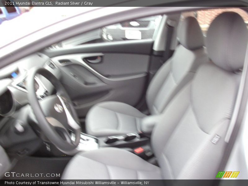Radiant Silver / Gray 2011 Hyundai Elantra GLS