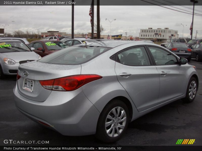 Radiant Silver / Gray 2011 Hyundai Elantra GLS