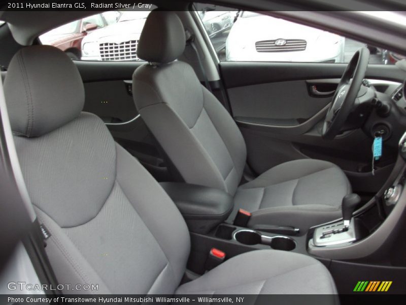 Radiant Silver / Gray 2011 Hyundai Elantra GLS