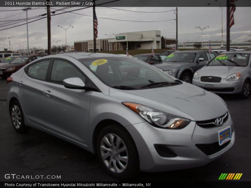 Radiant Silver / Gray 2011 Hyundai Elantra GLS