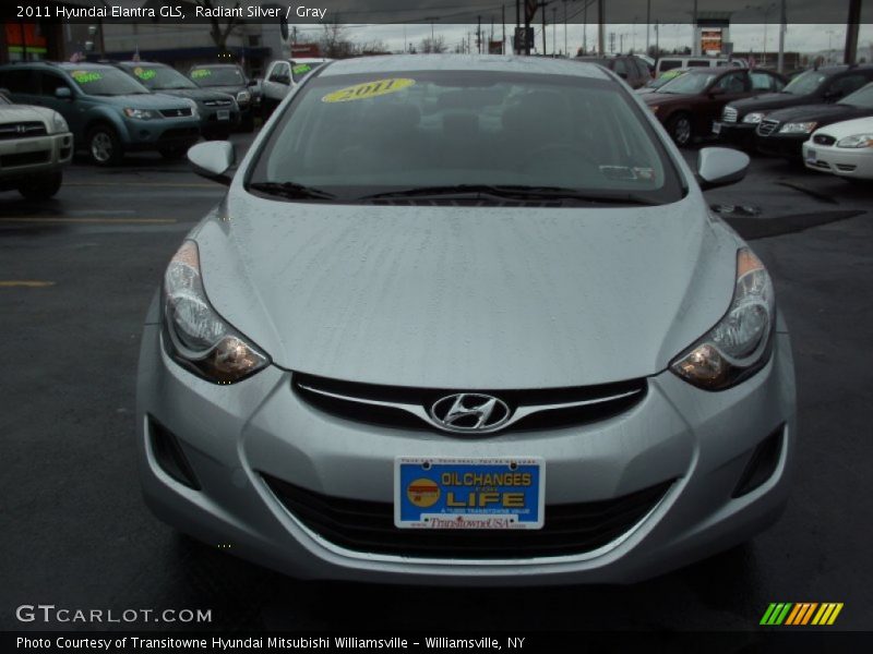 Radiant Silver / Gray 2011 Hyundai Elantra GLS