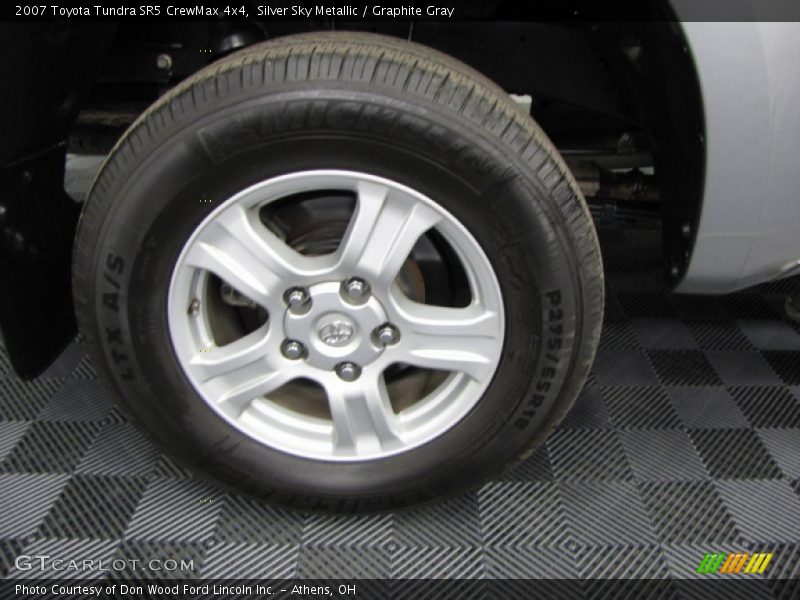Silver Sky Metallic / Graphite Gray 2007 Toyota Tundra SR5 CrewMax 4x4