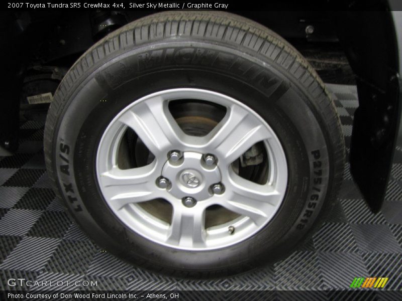 Silver Sky Metallic / Graphite Gray 2007 Toyota Tundra SR5 CrewMax 4x4