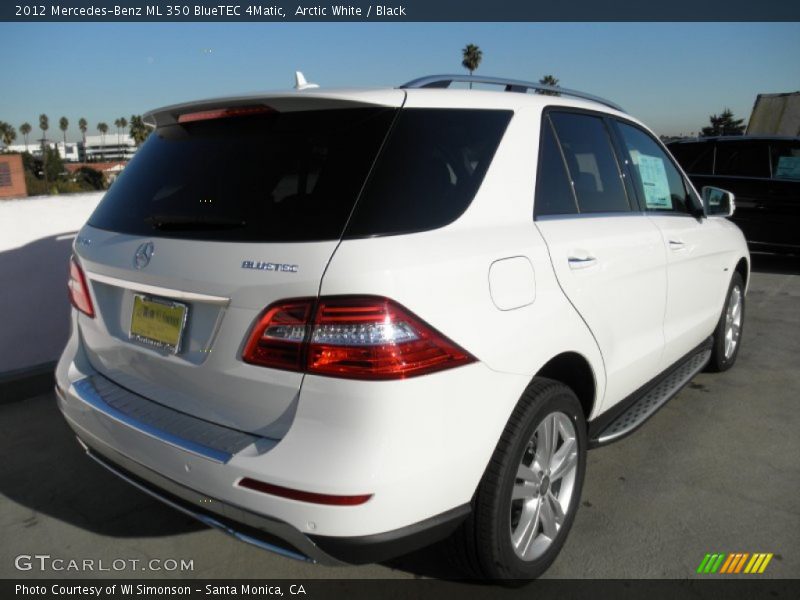 Arctic White / Black 2012 Mercedes-Benz ML 350 BlueTEC 4Matic