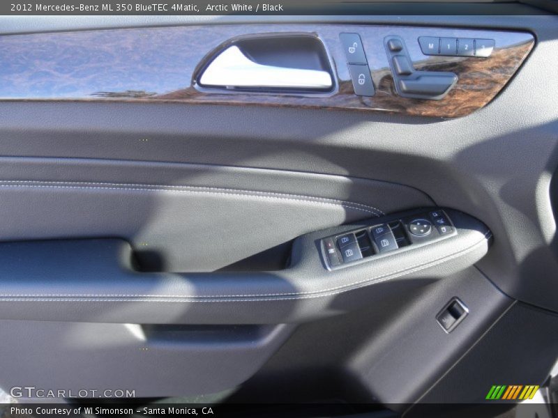 Arctic White / Black 2012 Mercedes-Benz ML 350 BlueTEC 4Matic