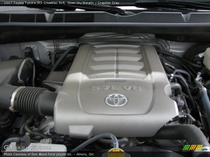 Silver Sky Metallic / Graphite Gray 2007 Toyota Tundra SR5 CrewMax 4x4