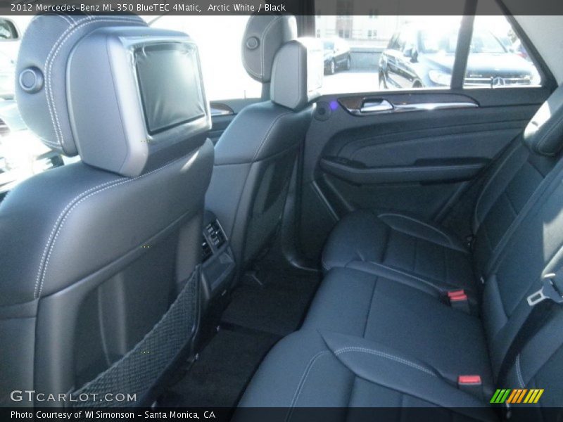 Arctic White / Black 2012 Mercedes-Benz ML 350 BlueTEC 4Matic