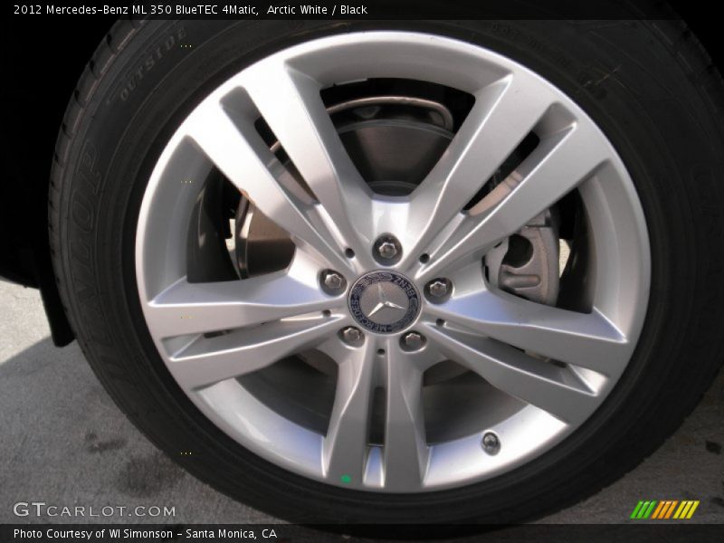 Arctic White / Black 2012 Mercedes-Benz ML 350 BlueTEC 4Matic