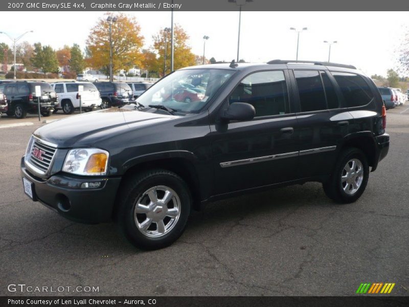 Graphite Gray Metallic / Ebony 2007 GMC Envoy SLE 4x4