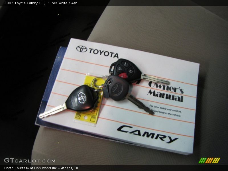Keys of 2007 Camry XLE