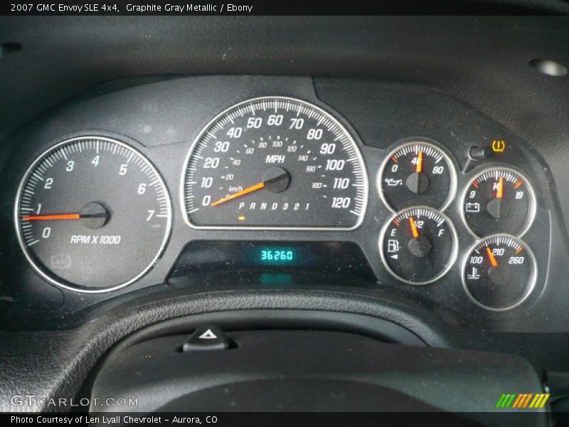 Graphite Gray Metallic / Ebony 2007 GMC Envoy SLE 4x4