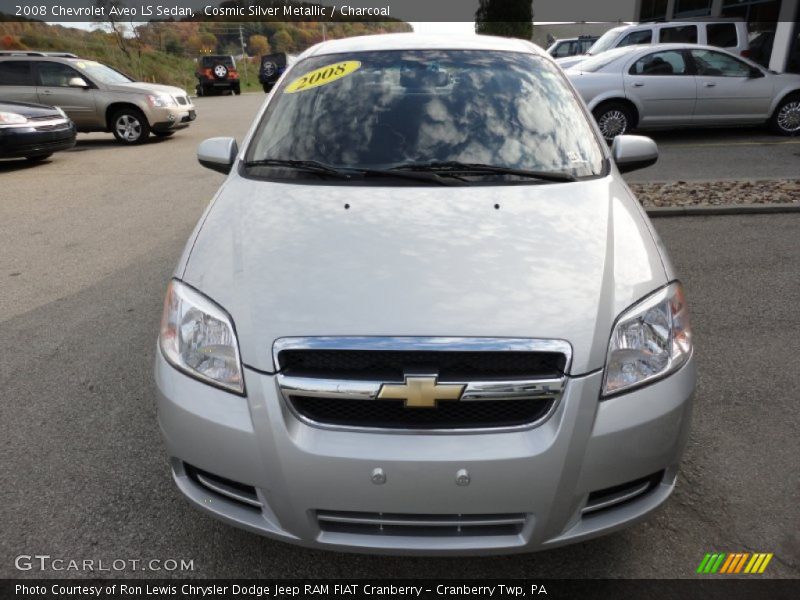 Cosmic Silver Metallic / Charcoal 2008 Chevrolet Aveo LS Sedan