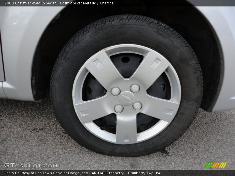 Cosmic Silver Metallic / Charcoal 2008 Chevrolet Aveo LS Sedan