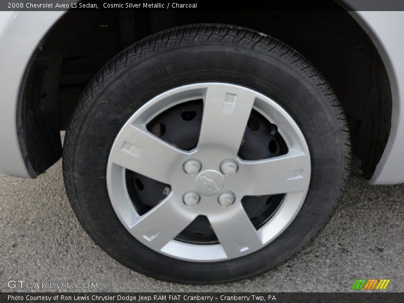 Cosmic Silver Metallic / Charcoal 2008 Chevrolet Aveo LS Sedan