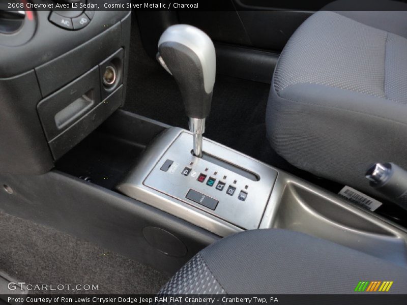 Cosmic Silver Metallic / Charcoal 2008 Chevrolet Aveo LS Sedan